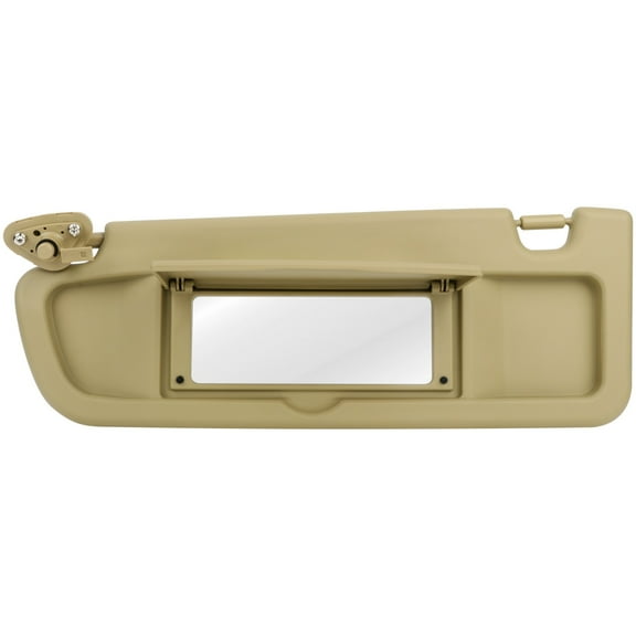 ECCPP 83280-SNA-A01ZB Tan Beige Sun Visor Left Driver Side fit for 2006-2010 For Honda Civic Automobile Windshield Visor without Sunroof