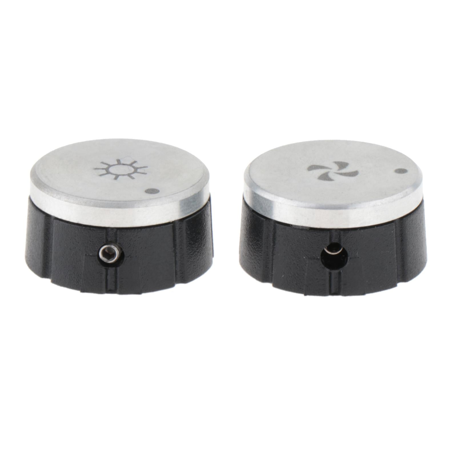2 Set Blower and Light Knobs Range Hood Fan Motor Switch Lamp Switch Durable Material for E60 E64 Series Kitchens