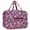 Pink Flower, variant on Quilted Travel Duffel Bags for Women Trolley Sleeve Tote Floral Print Personal Item Bag for Spirit Airlines Approved Underseat Carry on Weekender Gym Bag
