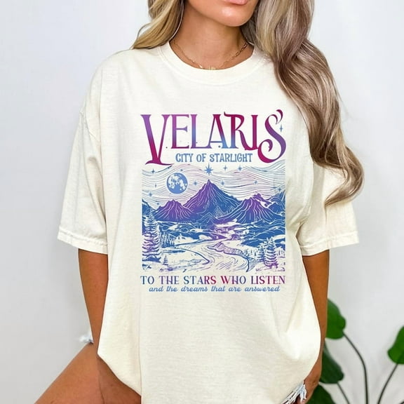 Velaris City of Starlight Tshirt, Acotar Shirt, Bookish Merch,Night Court Velaris,Booktok Merch, City of Starlight Shirt, ACOTAR Fan Shirt