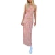 thumbnail image 1 of Txlixc Vestidos Largos para Mujer, Adultos Casual Estampado Floral Cuello Barco Correa Espagueti Una Pieza Txlixc Moda, 1 of 9