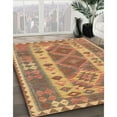 thumbnail image 3 of Ahgly Company Machine Washable Indoor Square Traditional Sand Brown Area Rugs, 5' Square, 3 of 7