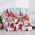 thumbnail image 3 of Disketp Christmas Flannel Blankets - Thick and Warm Blanket for Winter, Soft Fuzzy Plush King Blanket for All Seasons-60"x50", 3 of 6