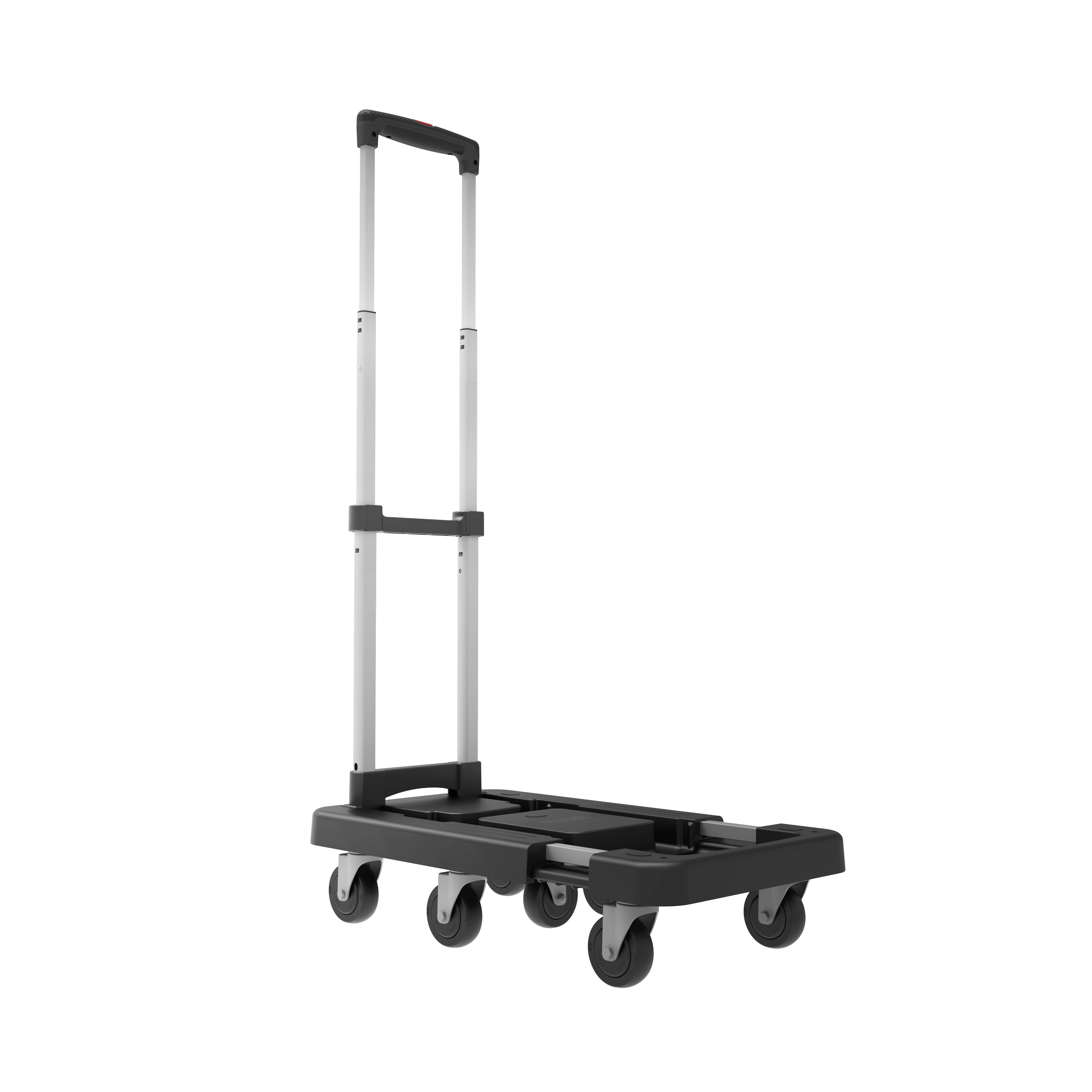 Hyper Tough Adjustable Folding Hand Truck with Aluminum Frame, 500 lb Capacity