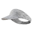 thumbnail image 4 of Sombrero de verano para el sol, sombrero de protección solar, nailon, portátil, ala ancha, visera superior vacía. Gris, 4 of 9