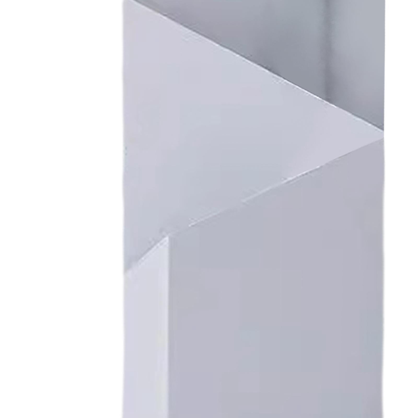 deevoka Double Layers Umbrella Stand Minimalist for Entryway Hotel Lobbies Farmhouse White
