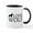 White/Black Inside, variant on CafePress - Lone Wolf Mug - 11 oz Ceramic Mug - Novelty Coffee Tea Cup