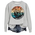 thumbnail image 3 of TINZ Sweat à Capuche Décontracté pour Femmes, Col Rond, Imprimé Animal, Veste Festive pour Adolescentes, 3 of 3