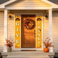 thumbnail image 7 of Thanksgiving Door Couplet Curtain Set, Pumpkin Maple Leaf Turkey Patterned Door Hanging, 2 Panel Harvest Festival Decor, Ornament for Front Door Home Thanksgiving, 7 of 7
