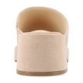 thumbnail image 4 of Journee Womens Bessa Slip On Platform Dress Sandals, 4 of 10