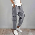 thumbnail image 2 of Men's Joggers with Comfortable Tapered Fit, Adjustable Waist, Soft Breathable Fabric and Handy Pockets Suitable for Training, Sports, Travel and Everyday Relaxation, 2 of 7