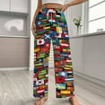 thumbnail image 2 of Flags Of All Countries Of The World Pajama Pants Loose Pajamas Female Breathable Home Trousers Leisure Sleeping Pants Large Size, 2 of 6