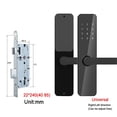 thumbnail image 2 of Smart Door Lock App Control Digital Door Lock With Handle Keypad Lock Electronic Door Lock For Home Hotel Rental ,Corrosion-Resistant, 2 of 5