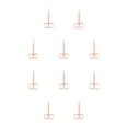 thumbnail image 2 of Guardurnaity Pinzas para cutículas de uñas, tijeras de acero inoxidable, impermeables, de mano, para el hogar, accesorio chapado en oro rosa Chapado en oro rosa. 10piezas Guardurnaity CBP288377, 2 of 4