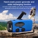 thumbnail image 3 of Multifuncional portátil AM FM NOAA Weather Radio Hand Solar Power, 3 of 8