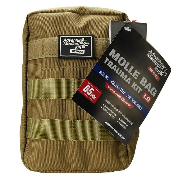 Adventure Medical MOLLE Bag Trauma Kit 1.0 (Khaki Bag)