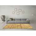 thumbnail image 3 of Ahgly Company Indoor Rectangle Abstract Brown Modern Area Rugs, 3' x 5', 3 of 4