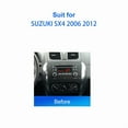 thumbnail image 4 of Panel de instalación de fascia for radio de automóvil de 9 pulgadas for SUZUKI SX4 2006 2012 Kit de marco de placa frontal de bisel de montaje estéreo de doble DIN, 4 of 5