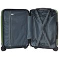 thumbnail image 3 of Hikolayae Crossroad Collection Hardside Spinner Luggage Sets in Stripe Green, 3 Piece - TSA Lock, 3 of 6