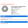 thumbnail image 2 of Front Brake Rotor - Compatible with 2010 - 2020 Ford F-150 2011 2012 2013 2014 2015 2016 2017 2018 2019, 2 of 2