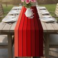 thumbnail image 6 of Table Runners 70 Inches Long Dress Scarves, Red Wooden Grain Farmhouse Coffee/Dining/Kitchen Table Decor, Holiday Table Runner, Farmhouse Ombre Wood Stripes Rustic 13x70 Inch, 6 of 9