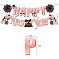 thumbnail image 5 of Juego de 2 banderines decorativos de Año Nuevo 2025 con accesorios de luces, pancarta decorativa de Año Nuevo 2025, 5 of 5