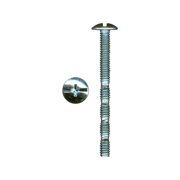 Rok 100 Pack #8-32 1-3/4" Machine Break-Away Screw Truss Head Phillips