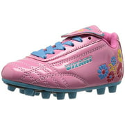Vizari Blossom Soccer Cleat - Pink/Blue, 11.5 M US Little Kid