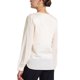 thumbnail image 3 of Blusa de trabajo casual de manga larga con botones y pliegues en V para mujer XL color albaricoque, 3 of 6