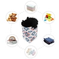 thumbnail image 7 of Yayeee Freestanding Laundry Hamper with Handle Collapsible Large Storage Basket for Clothes, Navy Blossom Mosaic, 7 of 7