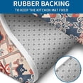 thumbnail image 4 of Multicolor Ethnic Patchwork Pattern Bathroom Rugs Sets 3 Piece,Toilet Cover Set,Absorbent Non Slip Bathroom Mats Sets with U-Shaped Contour Rug Toilet Rug Set, 4 of 5