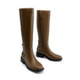 thumbnail image 4 of BURUDANI Womens Knee High Boots Side Zipper Low Heel Tall Boots for Fall Winter Fashion, 4 of 6