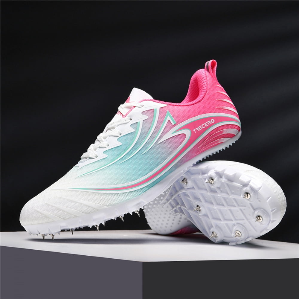 ChiVerve Track and Field Shoes for Men Women 8 Spikes Boys and Girls Kids Running Racing Shoes