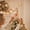 A, variant on 2D Flat Ballet Fairy Christmas Tree Topper, Victorian Style Holiday Decoration, One Size Ornament for Xmas Tree