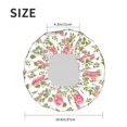 thumbnail image 4 of KLL Rose Flowers Pattern Shower Cap & Bath Cap for Women,Reversible Oversized Waterproof Shower Caps for all Hair Lengths,Elastic Reusable Bathing Hair Cap, 4 of 6