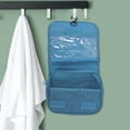 thumbnail image 3 of Unique Bargains 1 Pc Foldable Hanging Large Capacity Makeup Bag Sky Blue Oxford Cloth, 3 of 6