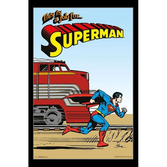 Superman - Vintage Poster Print (22 x 34)
