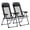 Black 724, variant on Folding Chaise Lounge Chairs with Canopy, Reclining Pool Chairs for Beach Patio Yard, Steel Frame Side Pocket, Blue