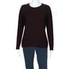 Pre-owned|Escada Margaretha Ley Womens Crew Neck Sweater Burgundy Size Italian 40