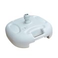 thumbnail image 1 of Soporte para sombrilla de jardín, equipo de pesas, base de arco de globo de 20 l para patio trasero Blanco, 1 of 8