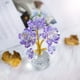 thumbnail image 5 of Qfkris Estatuilla de cristal con forma de rosa de cristal morado, estatua coleccionable, decoración del hogar, boda, día de la madre, centro de mesa, día de San Valentín, despedida de soltera, 5 of 5