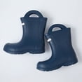 thumbnail image 4 of WXFAZCVU Kid Rain Boots Rubber Water Proof Garden Boots Girl Rainboots with Easy On Handles Size 3.5, 4 of 4