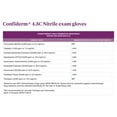 thumbnail image 5 of McKesson Confiderm 4.5C Disposable Nitrile Exam Glove Standard Cuff Length X-SMALL 14-652C 1000 per Case, 5 of 8