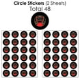 thumbnail image 6 of Big Dot of Happiness Red Carpet - Movie Night Party Candy Favor Sticker Kit - 304 Pieces, 6 of 8