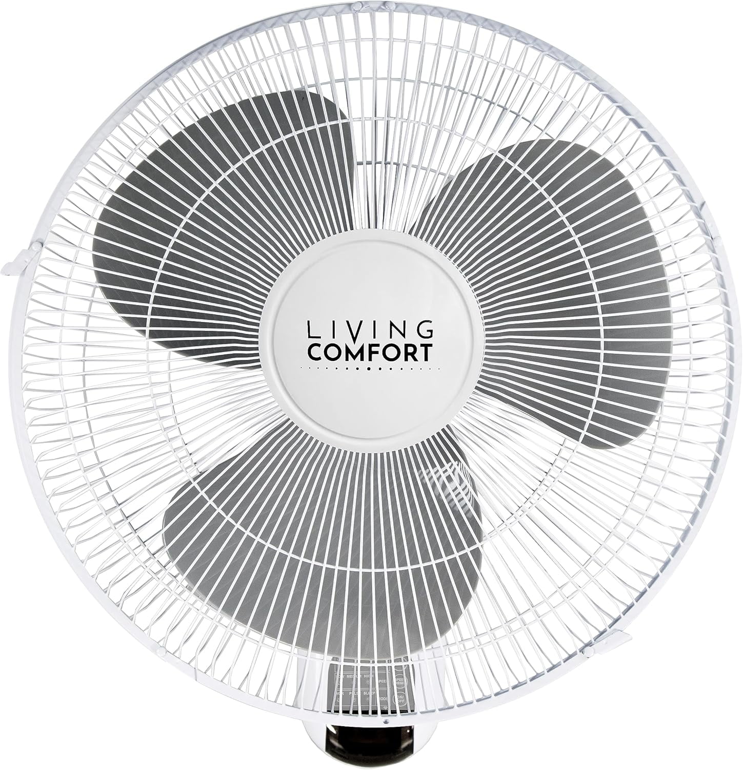 Comfort Zone 16 in. Oscillating Wall Mount Fan, 3-Speed , Wi-Fi , Timer, Tilt