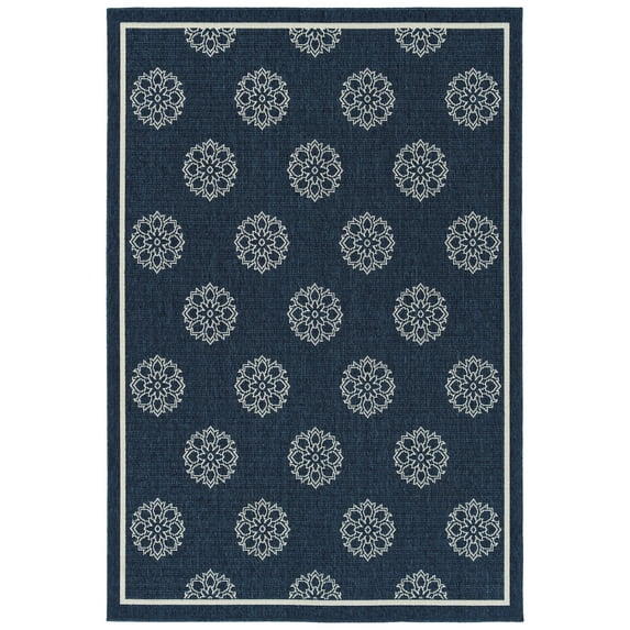 Kaleen Amalie AML07-22 Rug in Navy - (5 Foot x 7 Foot 6 Inch)