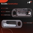 thumbnail image 4 of A-Premium Front Left Driver Side Interior Door Handle with Lock Hole Compatible with Honda Civic 2001 2002 2003 2004 2005 Sedan, Brown Housing with Chrome Lever, Replace# 72161-S5A-A21ZB, 4 of 6