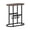 Brown, variant on Zaverox 2-Tier Industrial Oval Side Table with Mesh Shelf – Sturdy Metal Frame, Space-Saving Storage Rack for Living Room, Bedroom, Balcony