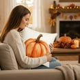 thumbnail image 6 of TanSiDing 1pcs Thanksgiving Pillow Covers Fall Harvest Decor Cozy Soft Fabric Decorative Throw Pillowcases for Sofa Living Room 45x45cm, 6 of 6
