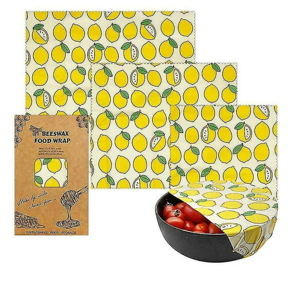 Beeswax Reusable Food Wraps - Beeswax Wrap Sustainable Products, Wax Wrap, Eco-friendly Wrap, Organization Storage Bags, Cheese Bee Wrappers Cling, Wa